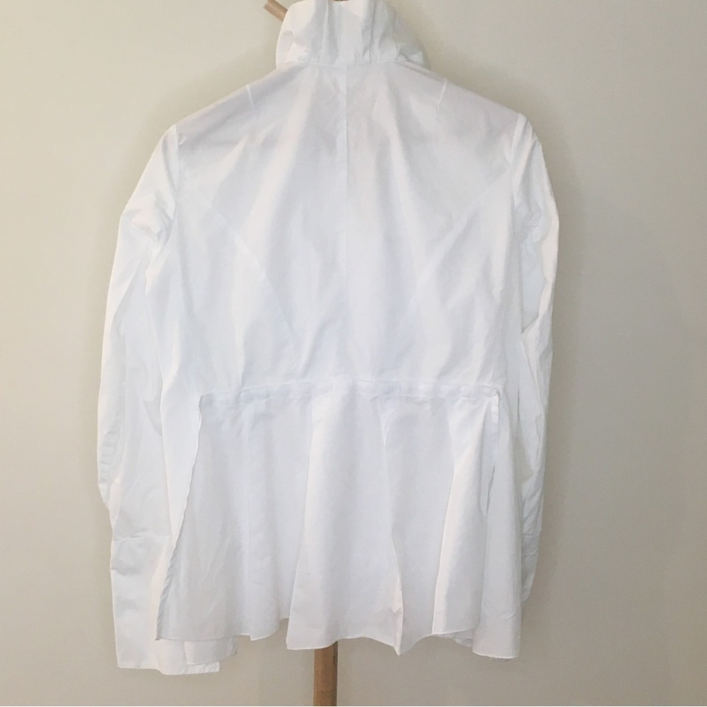 Marilyn Sybe Glamour White Long Sleeve Top - S16 - Picture 4 of 8